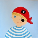 kleiner Pirat Kinderzimmer Bild